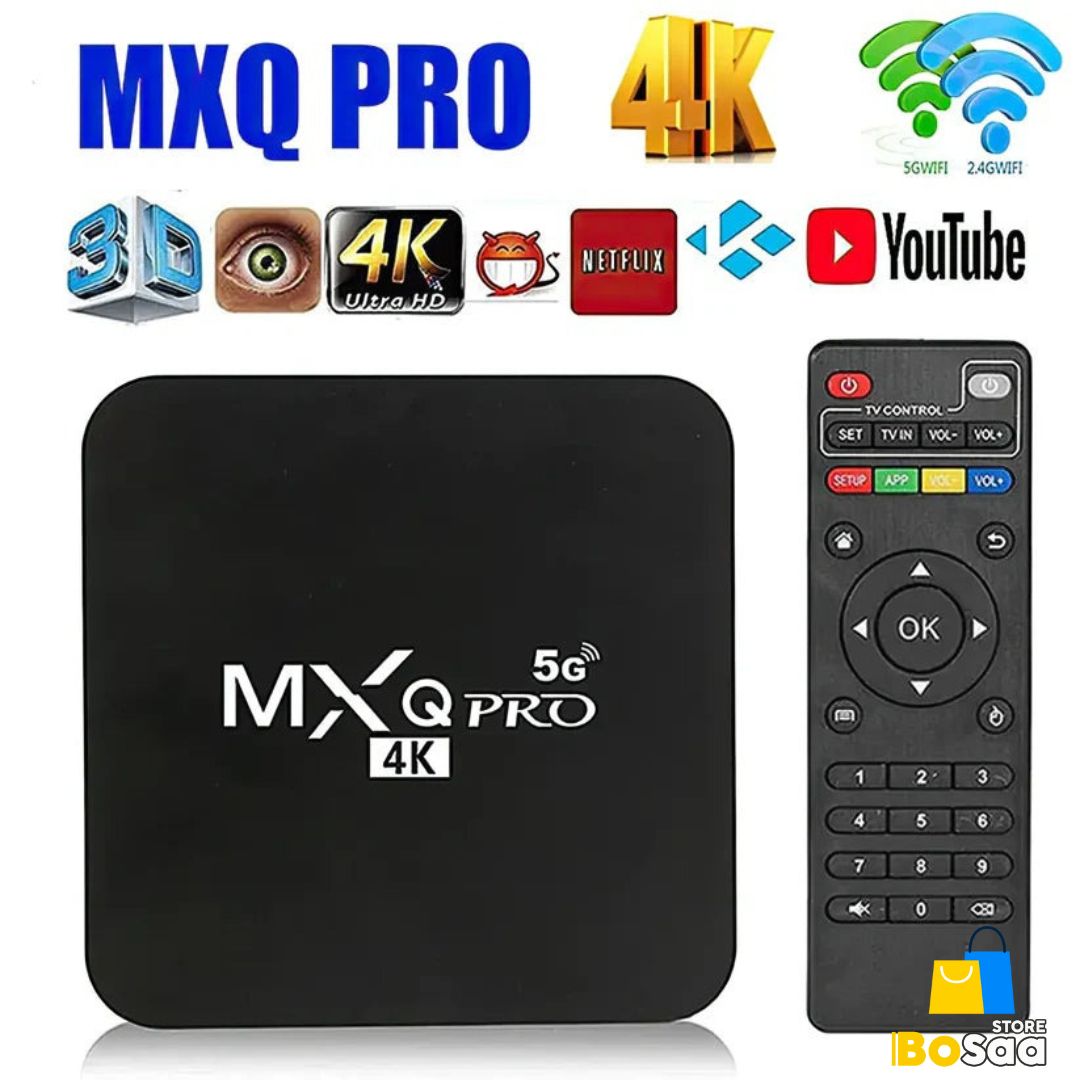 Decodificador TV BOX PRO Transformador de TV a Smart TV + de 1000 Canales HD 4K