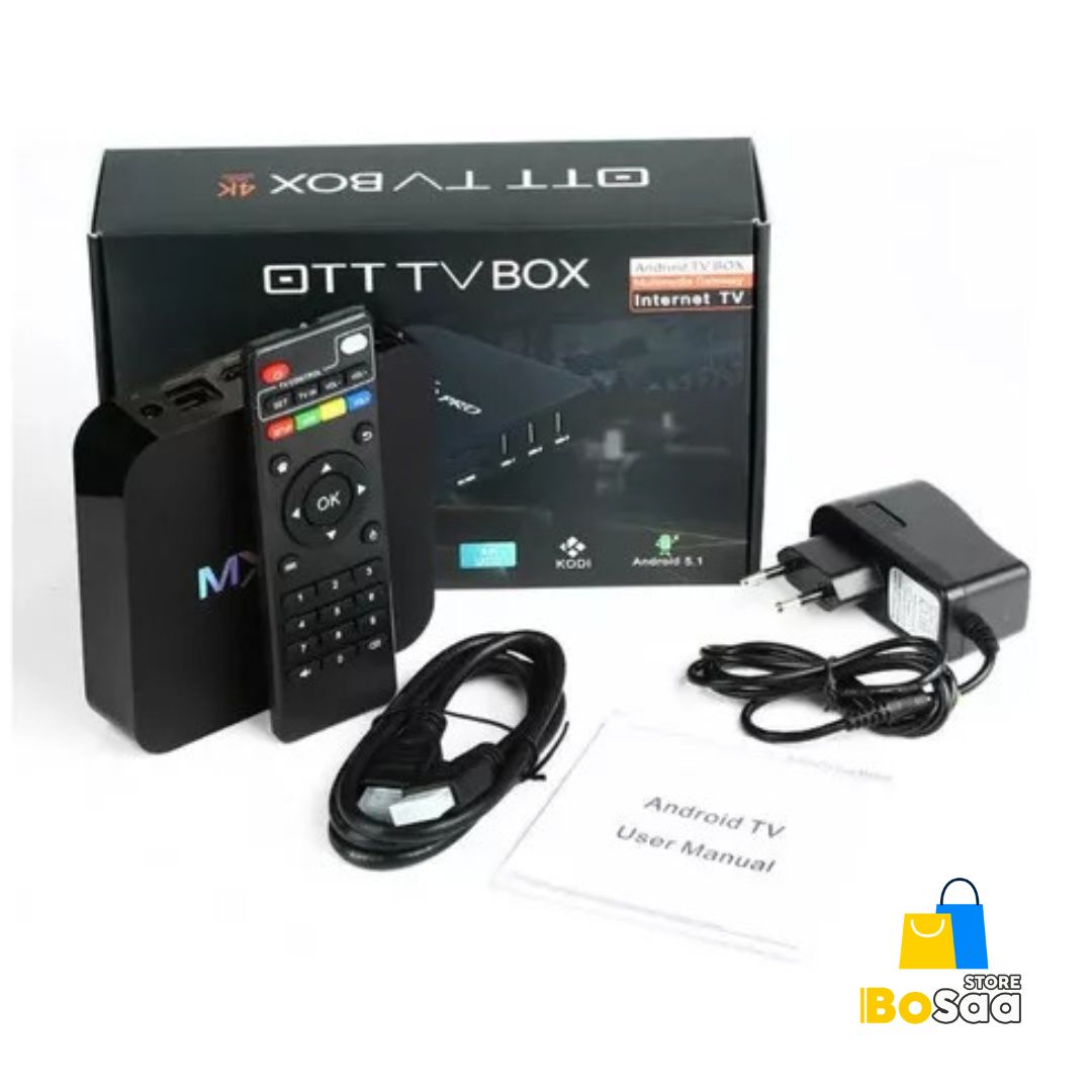 Decodificador TV BOX PRO Transformador de TV a Smart TV + de 1000 Canales HD 4K